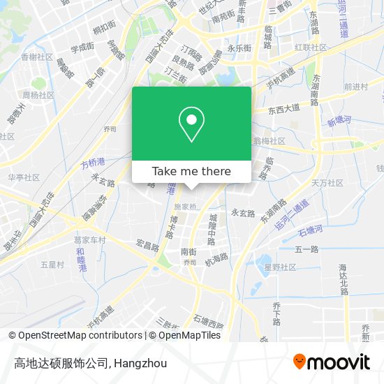 高地达硕服饰公司 map