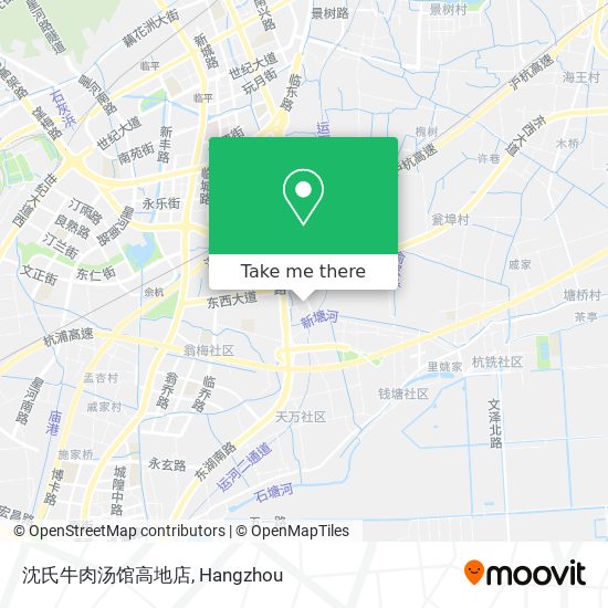 沈氏牛肉汤馆高地店 map