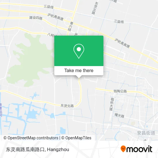 东灵南路瓜南路口 map