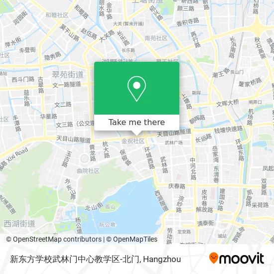新东方学校武林门中心教学区-北门 map
