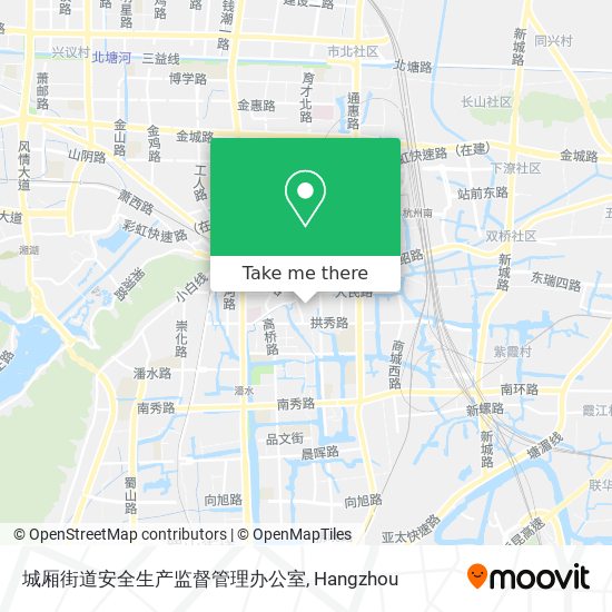 城厢街道安全生产监督管理办公室 map