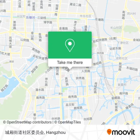 城厢街道社区委员会 map