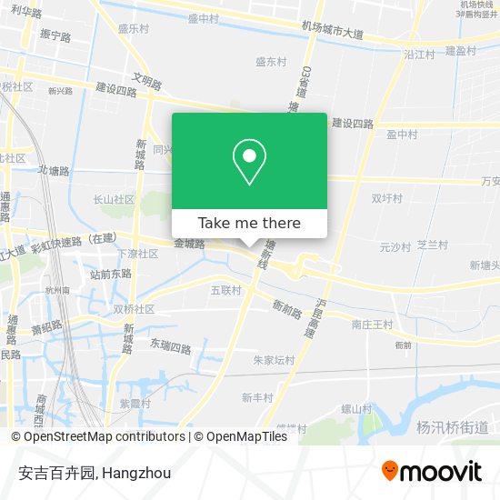 安吉百卉园 map