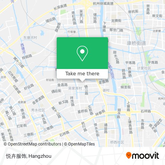 悦卉服饰 map