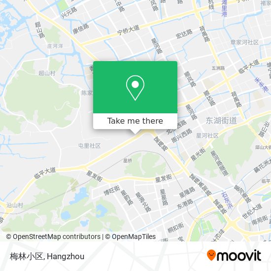 梅林小区 map