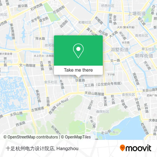 十足杭州电力设计院店 map