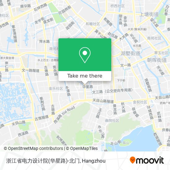 浙江省电力设计院(华星路)-北门 map