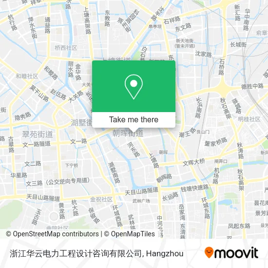 浙江华云电力工程设计咨询有限公司 map