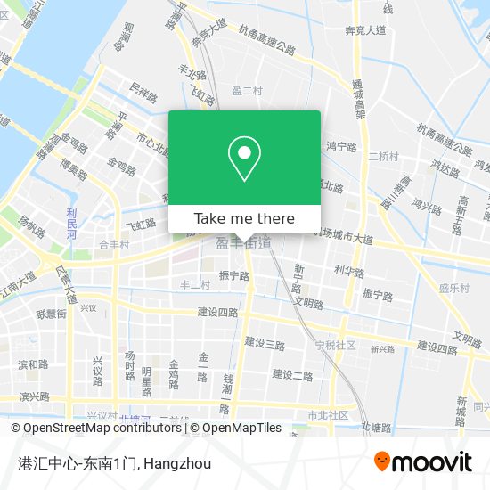 港汇中心-东南1门 map