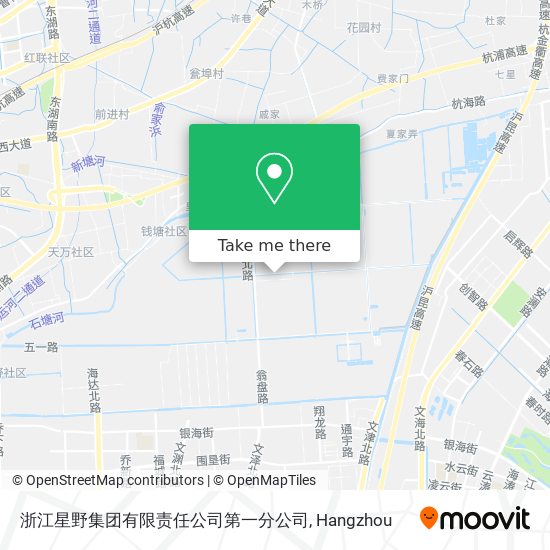 浙江星野集团有限责任公司第一分公司 map