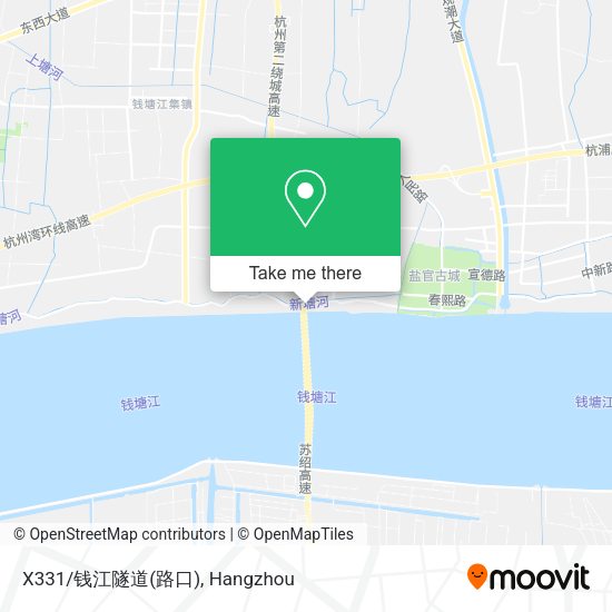 X331/钱江隧道(路口) map
