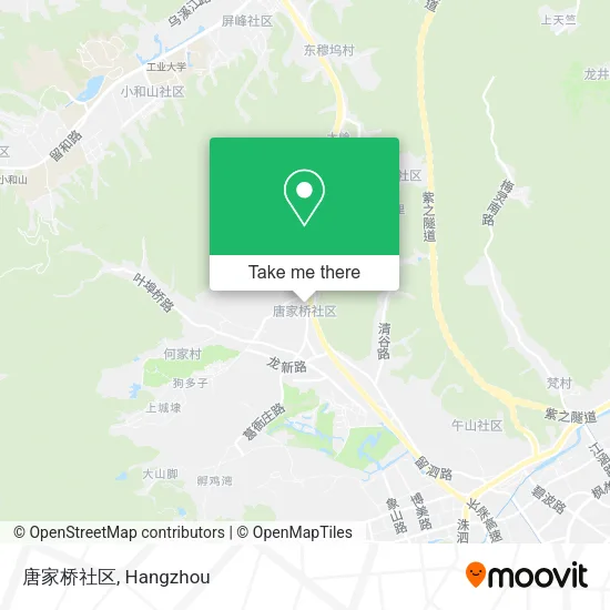 唐家桥社区 map