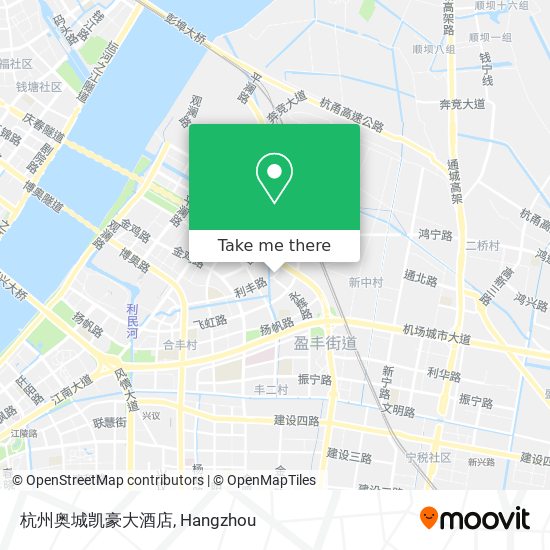 杭州奥城凯豪大酒店 map