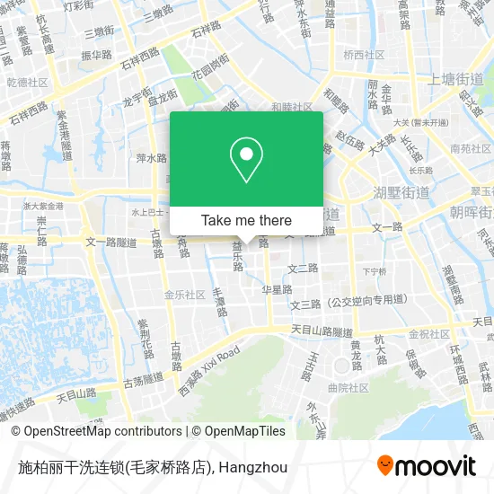 施柏丽干洗连锁(毛家桥路店) map