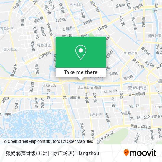 狼尚瘾辣骨饭(五洲国际广场店) map