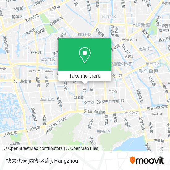 快果优选(西湖区店) map