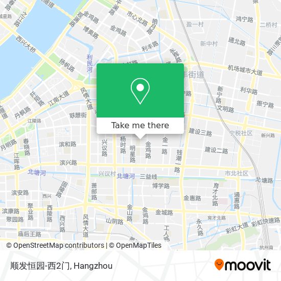 顺发恒园-西2门 map