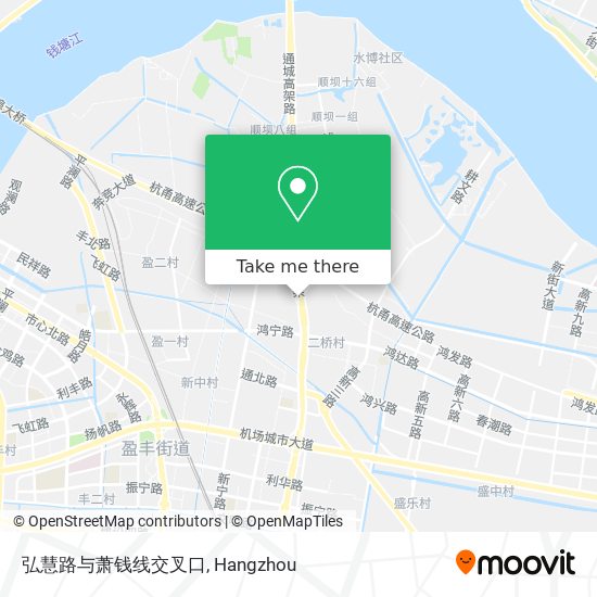 弘慧路与萧钱线交叉口 map