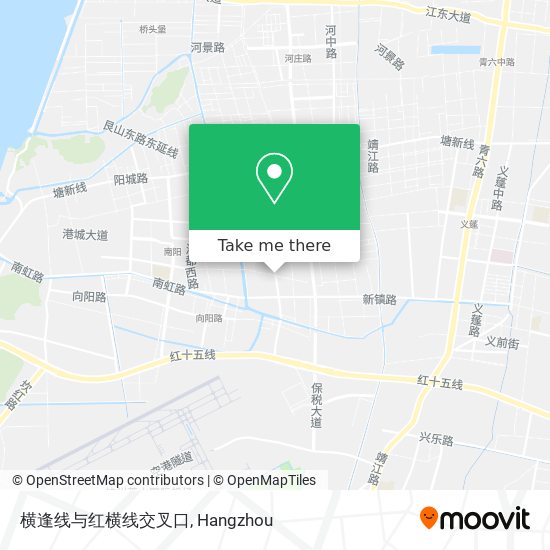 横逢线与红横线交叉口 map