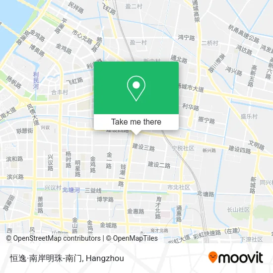 恒逸·南岸明珠-南门 map