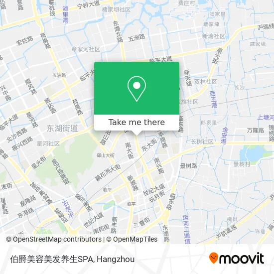 伯爵美容美发养生SPA map