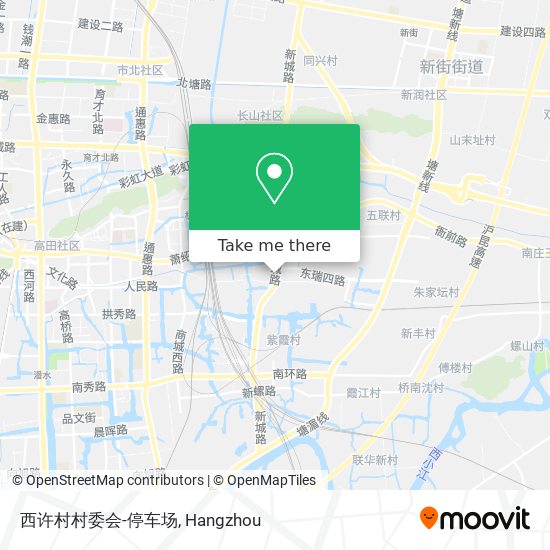 西许村村委会-停车场 map