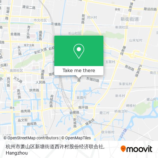 杭州市萧山区新塘街道西许村股份经济联合社 map