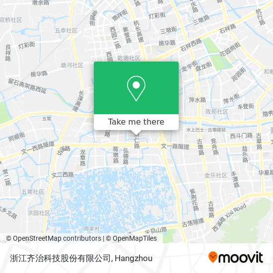 浙江齐治科技股份有限公司 map