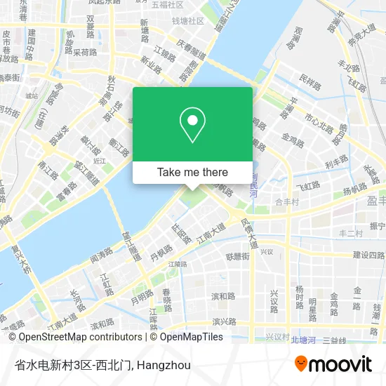 省水电新村3区-西北门 map