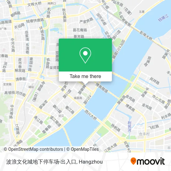 波浪文化城地下停车场-出入口 map