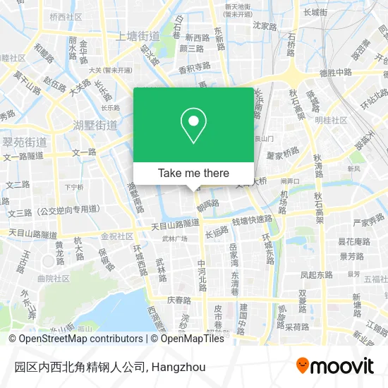 园区内西北角精钢人公司 map