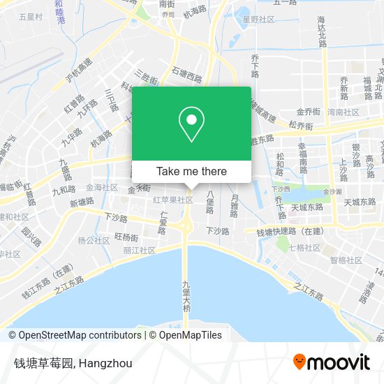 钱塘草莓园 map