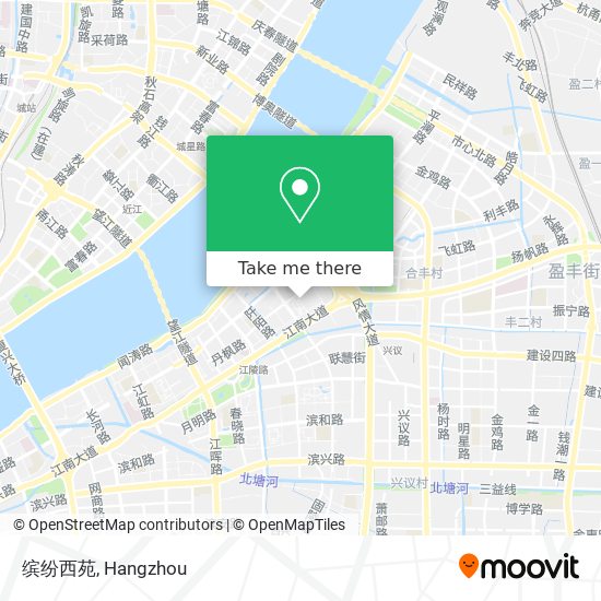 缤纷西苑 map