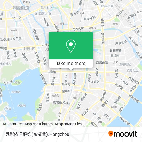 风彩依旧服饰(东清巷) map