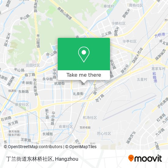 丁兰街道东林桥社区 map