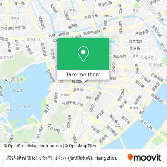 腾达建设集团股份有限公司(金鸡岭路) map