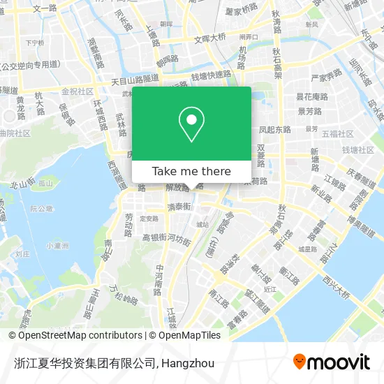 浙江夏华投资集团有限公司 map