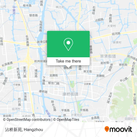 沾桥新苑 map