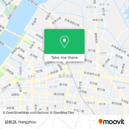 扬帆路 map