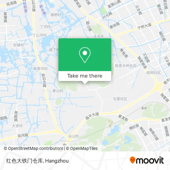 红色大铁门仓库 map