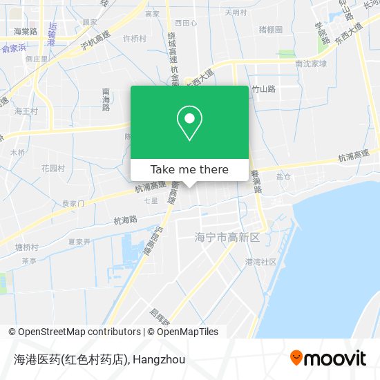 海港医药(红色村药店) map