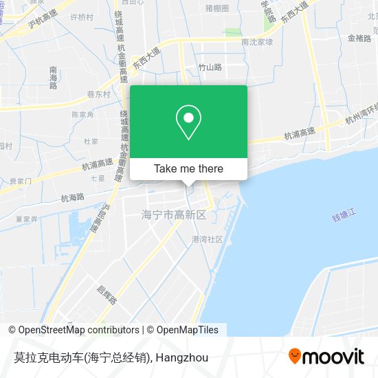 莫拉克电动车(海宁总经销) map