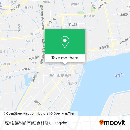 统e省连锁超市(红色村店) map