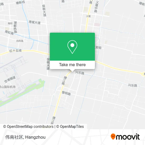 伟南社区 map