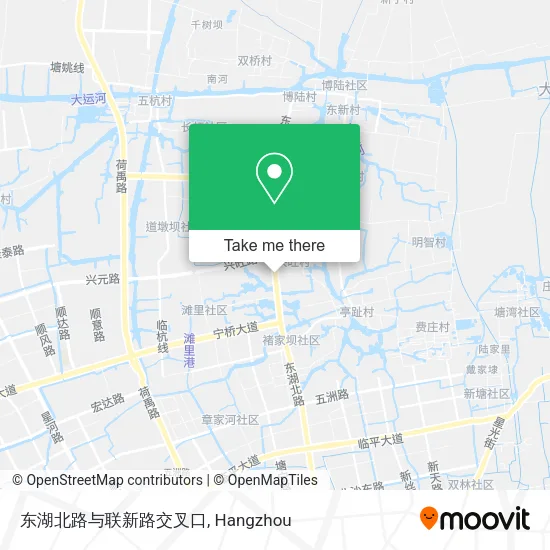 东湖北路与联新路交叉口 map