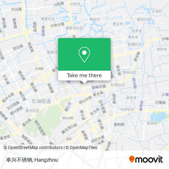 奉兴不锈钢 map