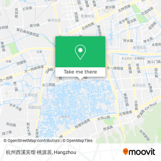 杭州西溪宾馆·桃源居 map