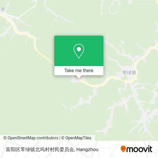 富阳区常绿镇北坞村村民委员会 map