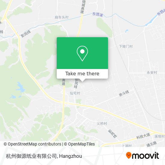 杭州御源纸业有限公司 map