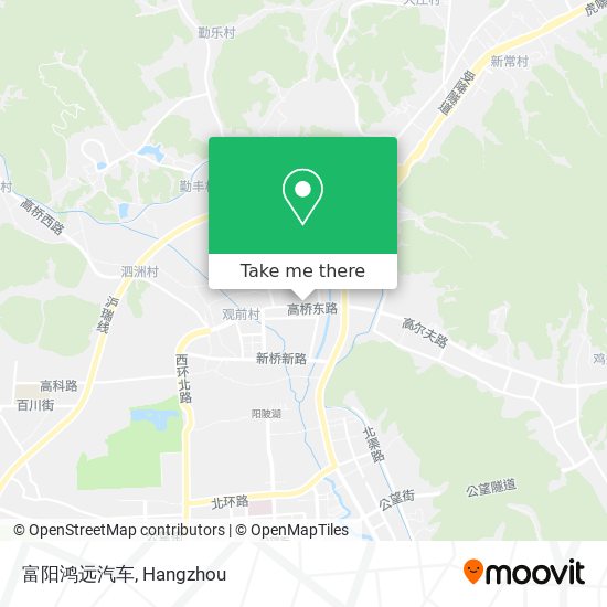 富阳鸿远汽车 map